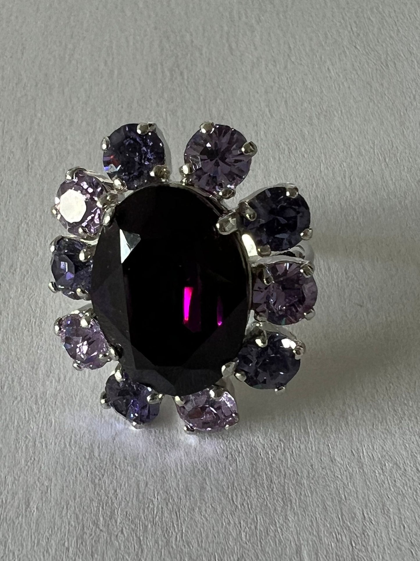 9728 Vintage Swarovski Kristallen Ring 25mm