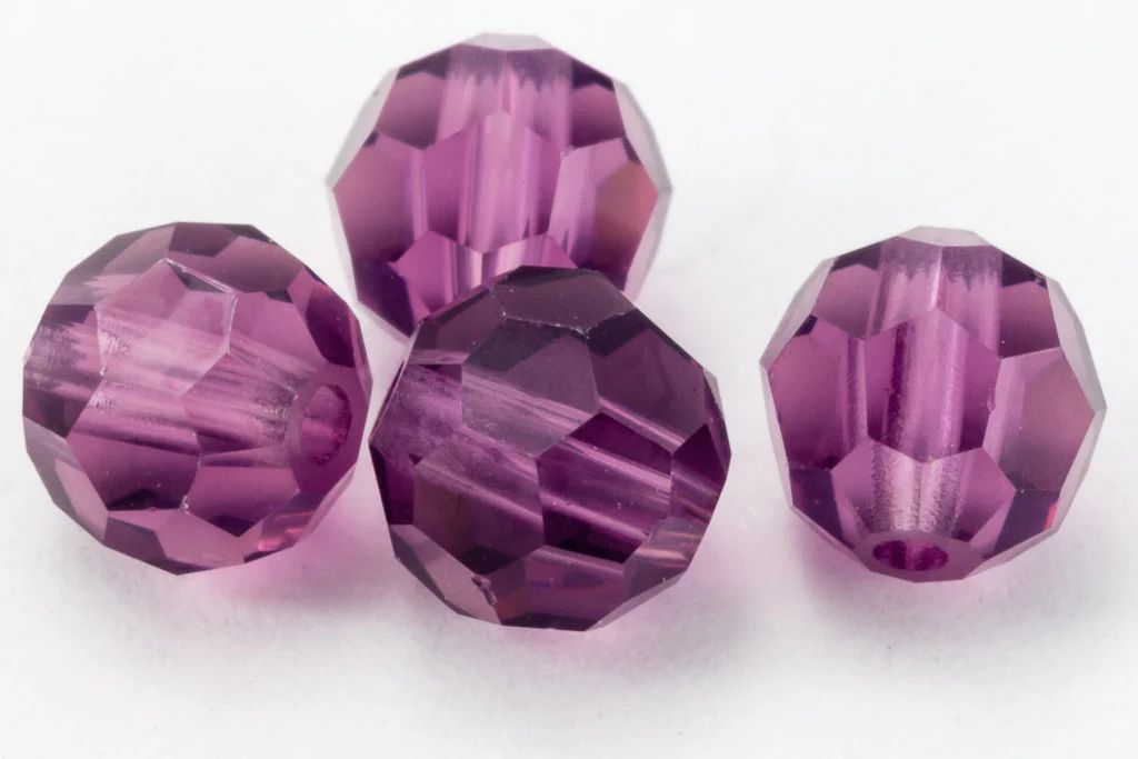 Swarovski® Beads Facet Amethyst 8mm
