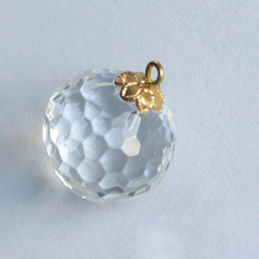 5561 Vintage Crystal Disco Ball Anhänger 15mm