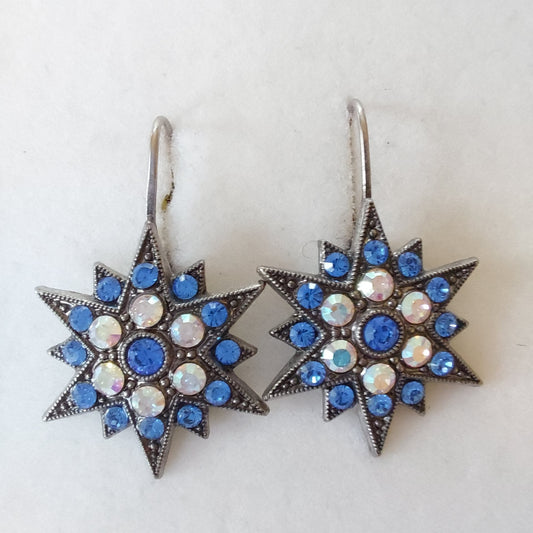 3829 Vintage Earring mit Swarovski Crystals
