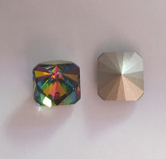 Swarovski® Fancy Kaleidoscope Square Crystal Vitrail Medium 10mm