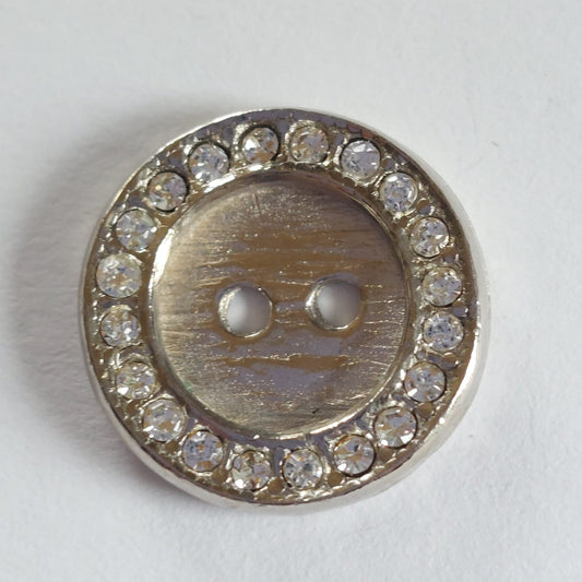 4166 Knopfe mit Swarovski Kristallen 15mm