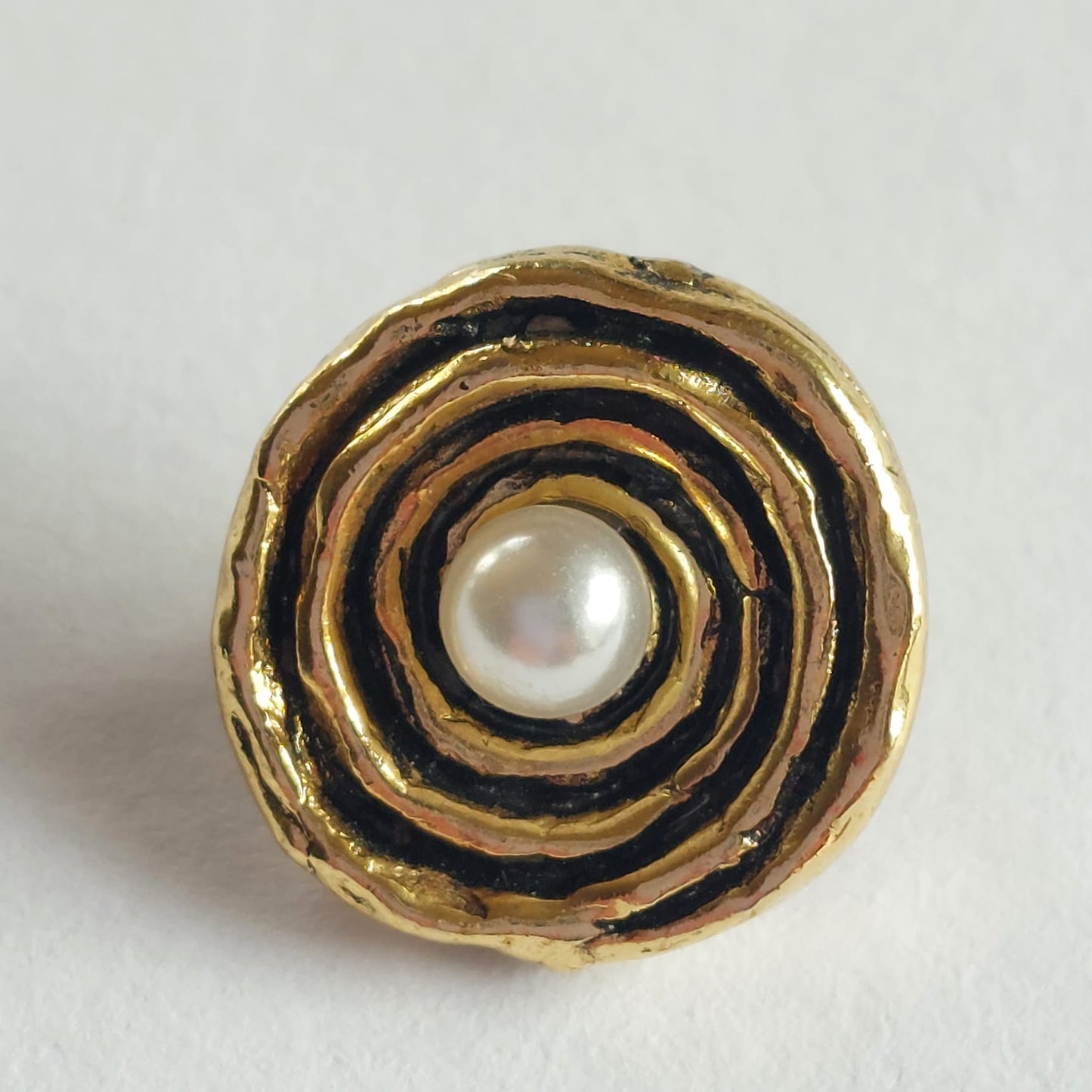 4079 Knopfe mit Swarovski Perlen 12mm