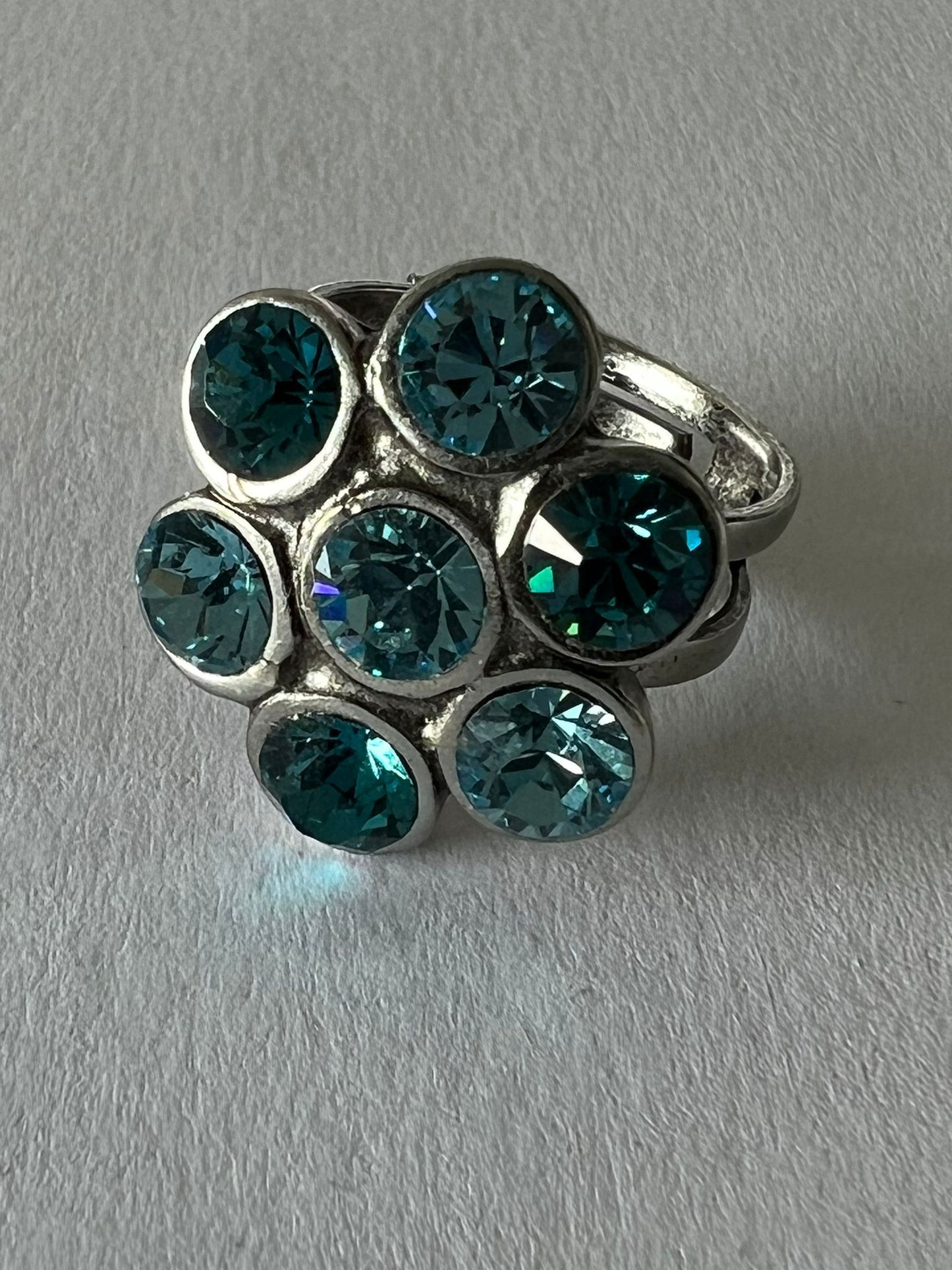 9776 Vintage Swarovski Kristallen Ring 20mm