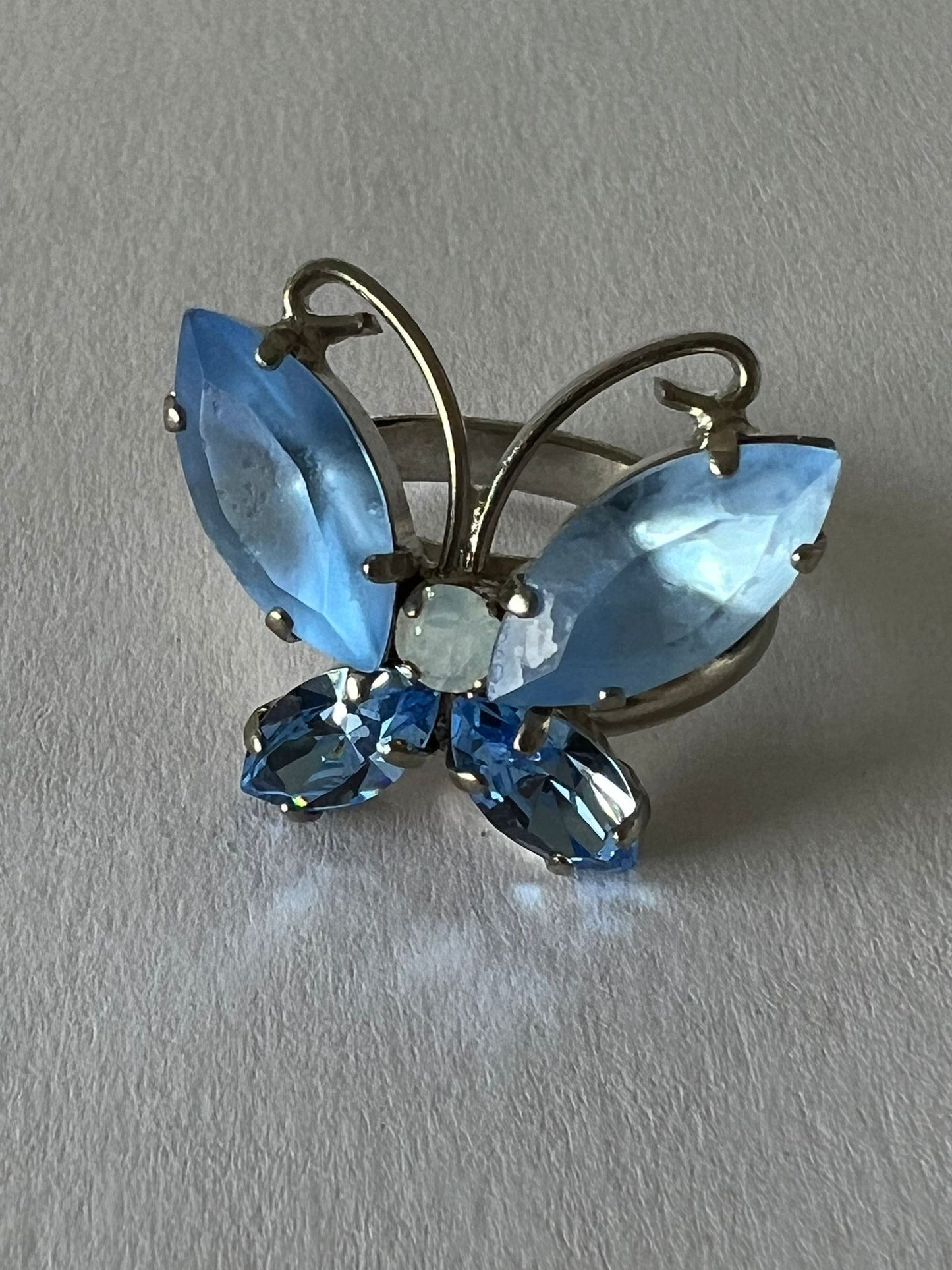 9740 Vintage Swarovski Kristallen Ring 23mm