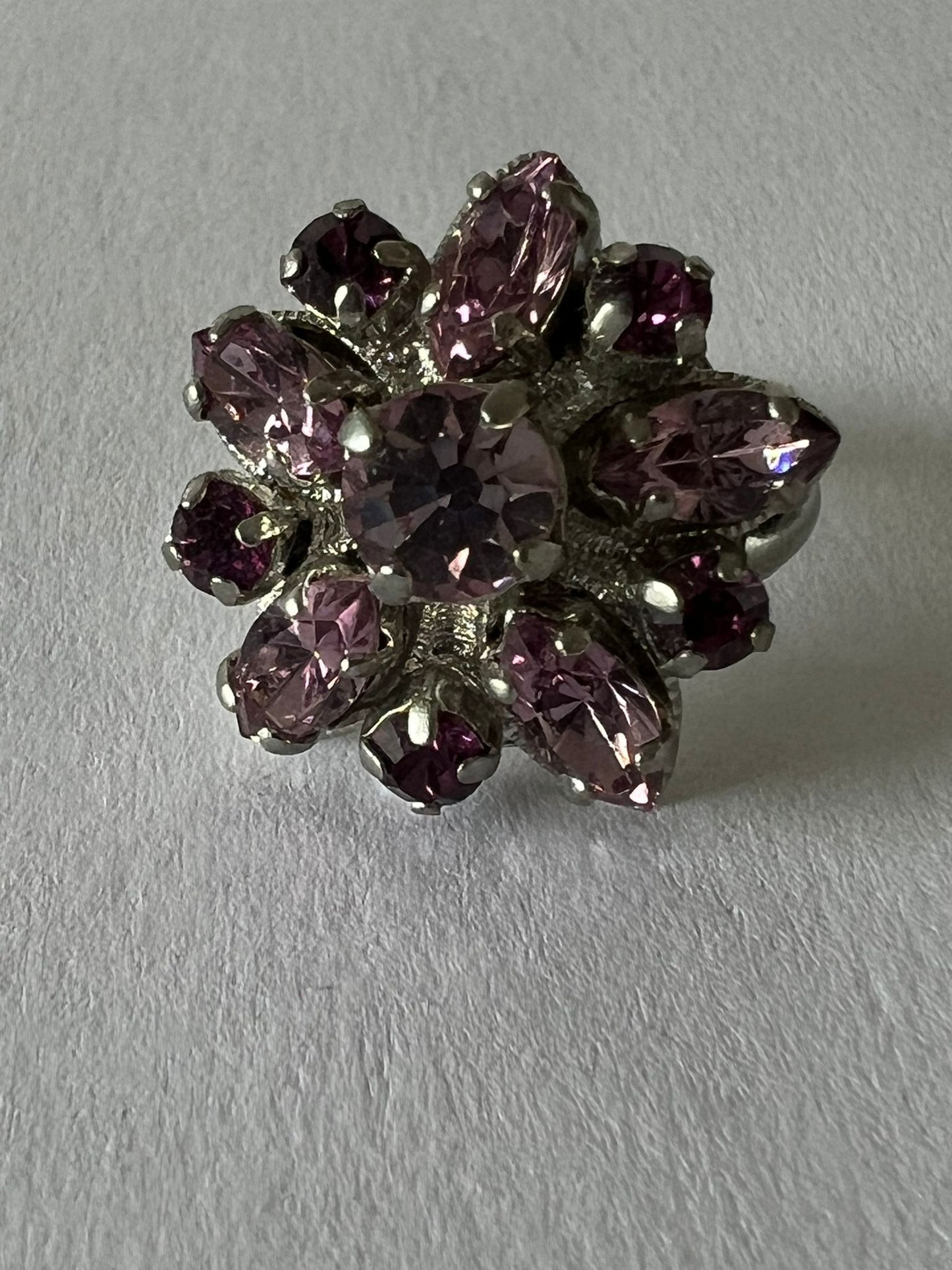 9758 Vintage Swarovski Kristallen Ring 20mm