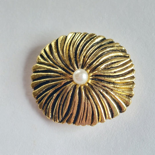 4074 Knopfe mit Swarovski Perle 28mm