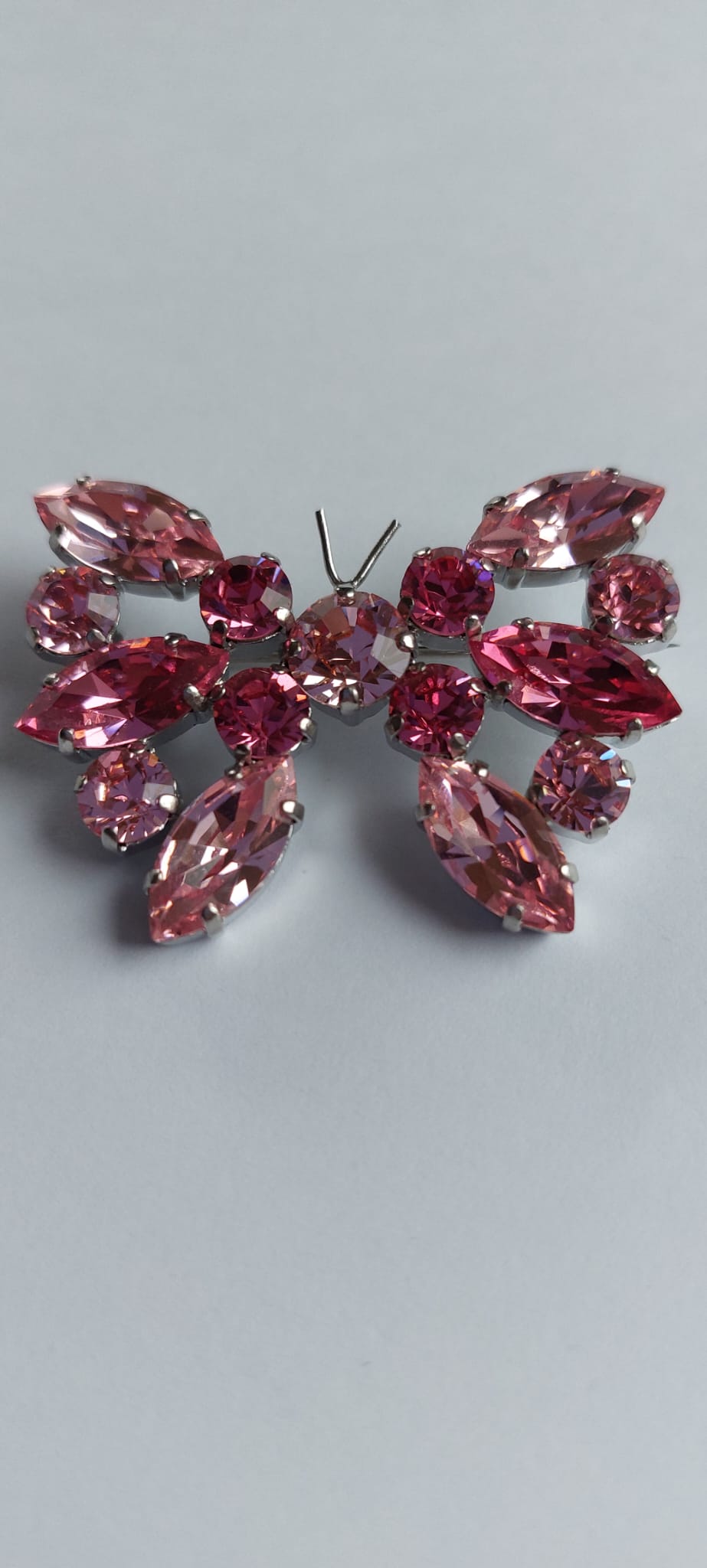 8015 Vintage Broschen mit Swarovski Kristallen 45mm