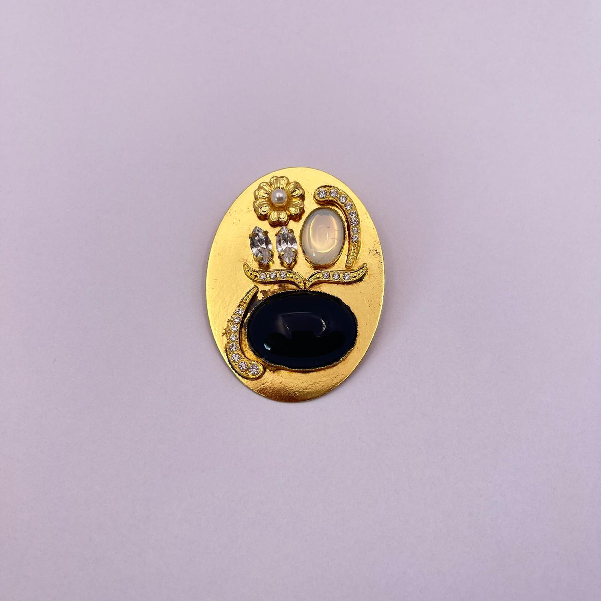 8880 Vintage Swarovski Kristallen Brosche 57mm