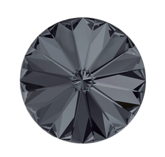 Swarovski® Rivoli Silver Night 10mm