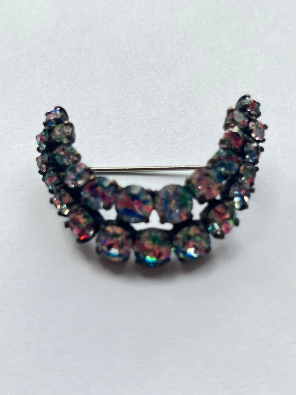 8569 Vintage Swarovski Kristallen Brosche 40mm
