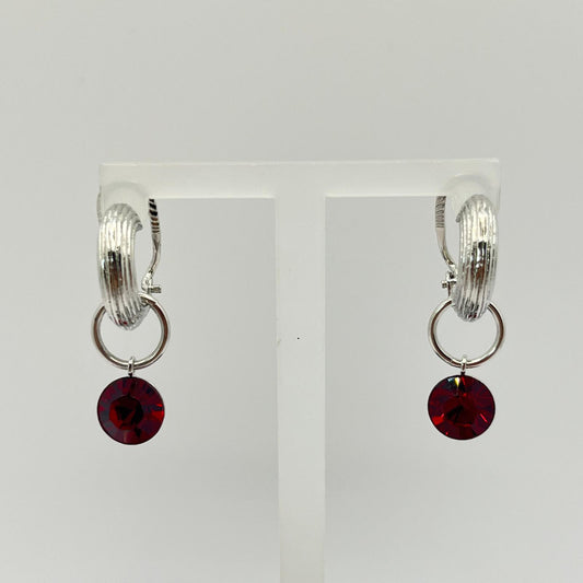 30717 Vintage Swarovski Kristallen Ohrstecker 30mm