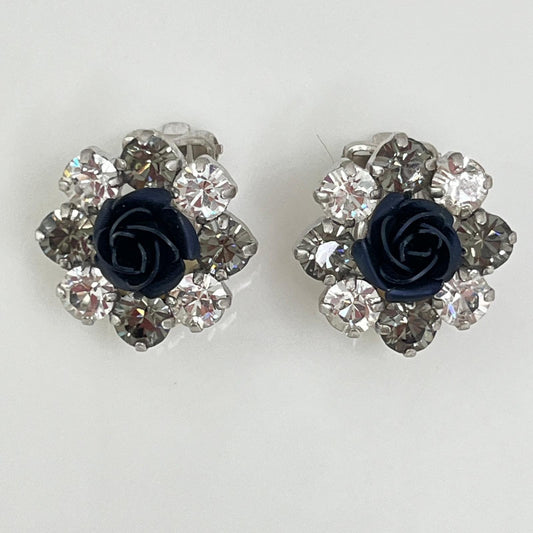 30352 Vintage Swarovski Kristallen Ohrclip 19mm