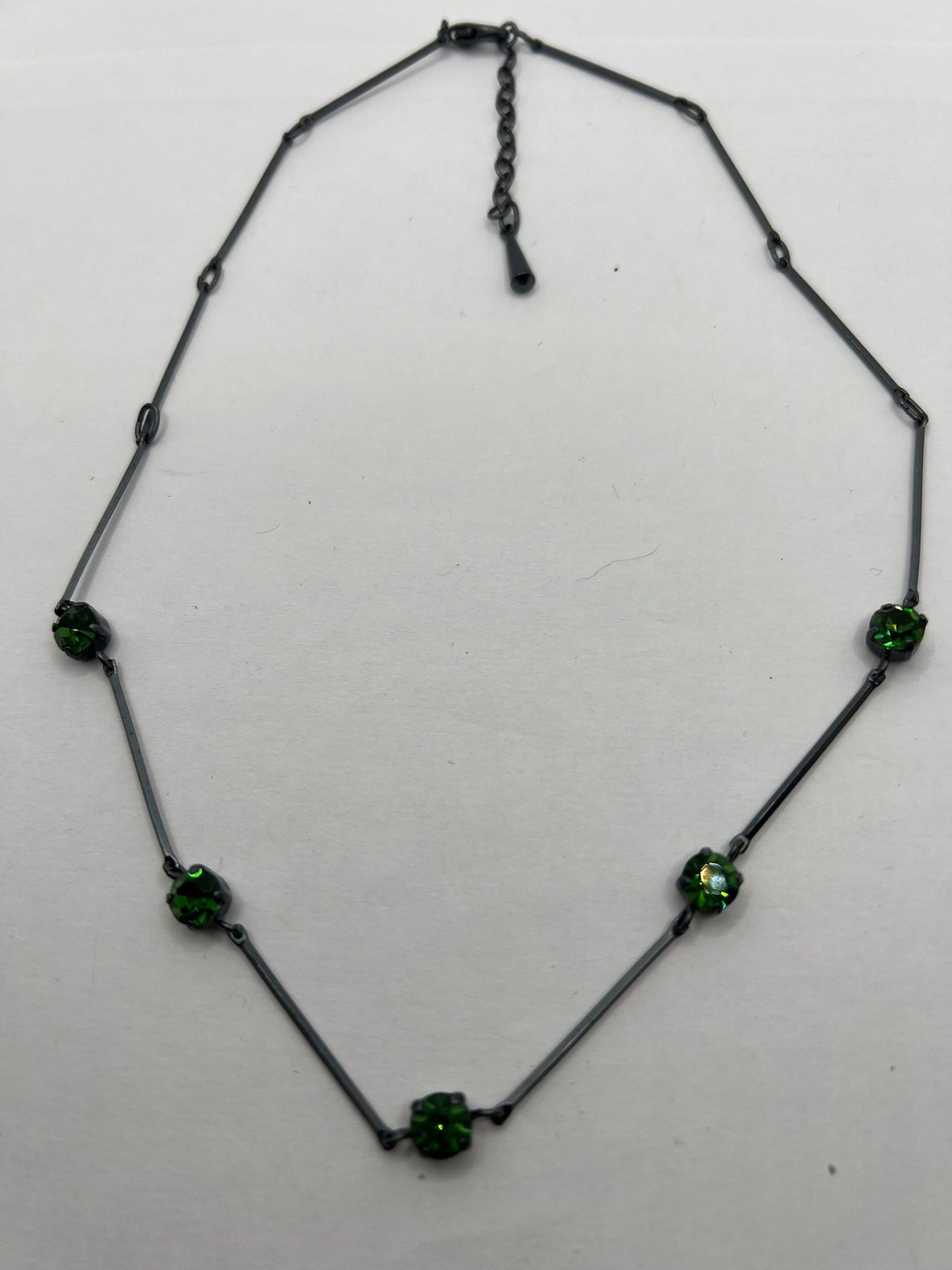 6453 Vintage Swarovski Kristallen Halskette 37cm