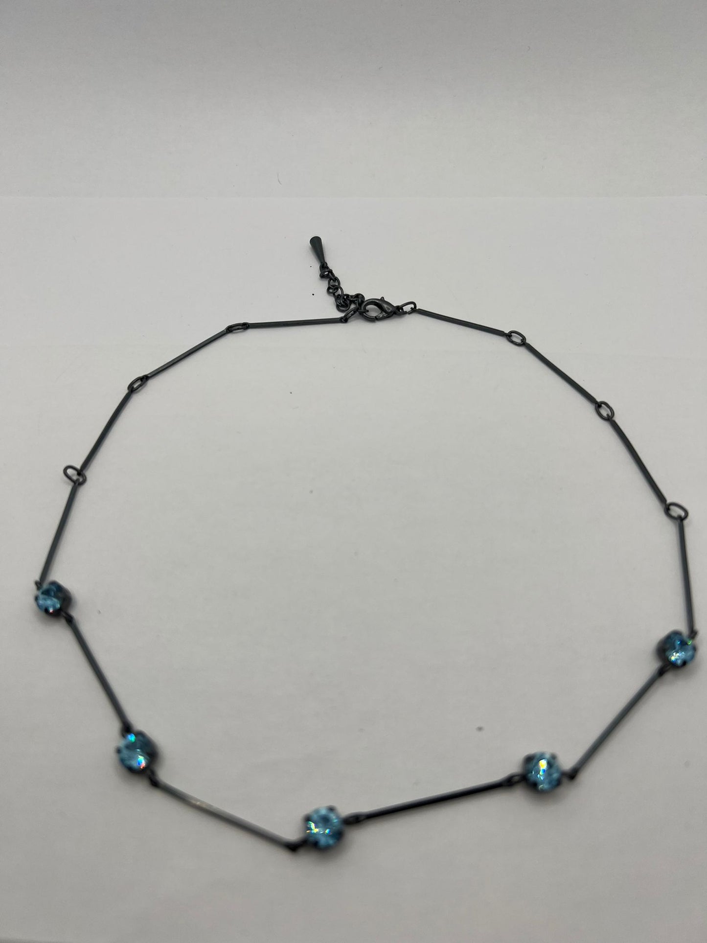 6468 Vintage Swarovski Kristallen Halskette 44cm