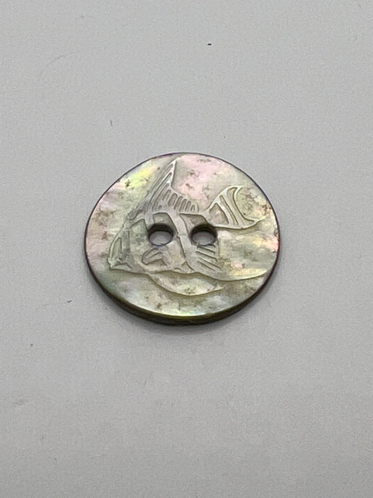 4804 Vintage Perlmutt Knopf 22mm