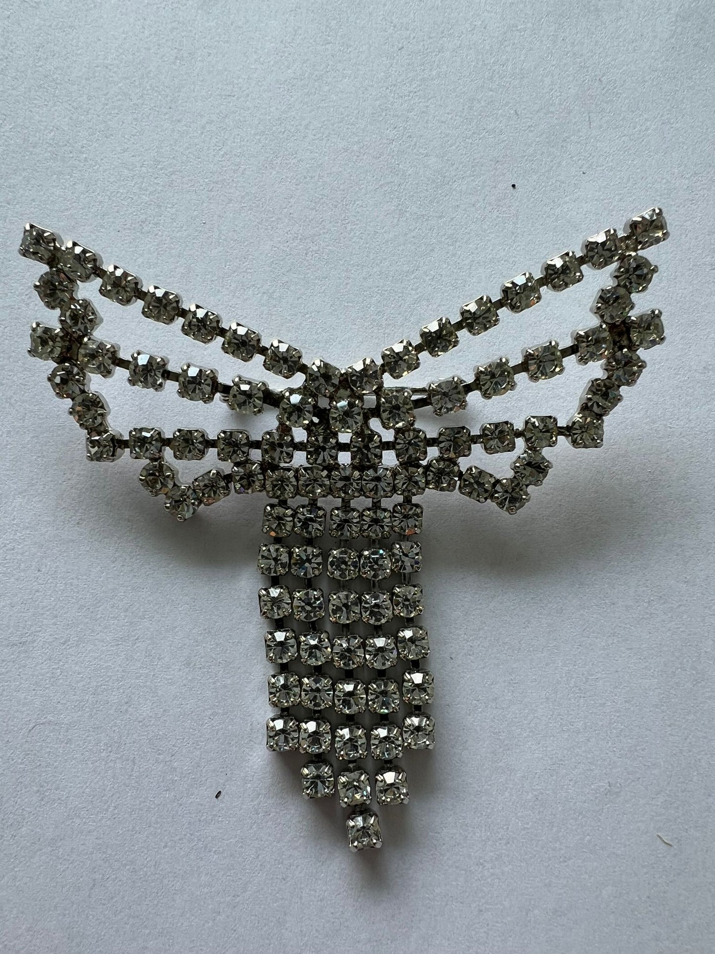 8550 Vintage Swarovski Kristallen Brosche 82mm