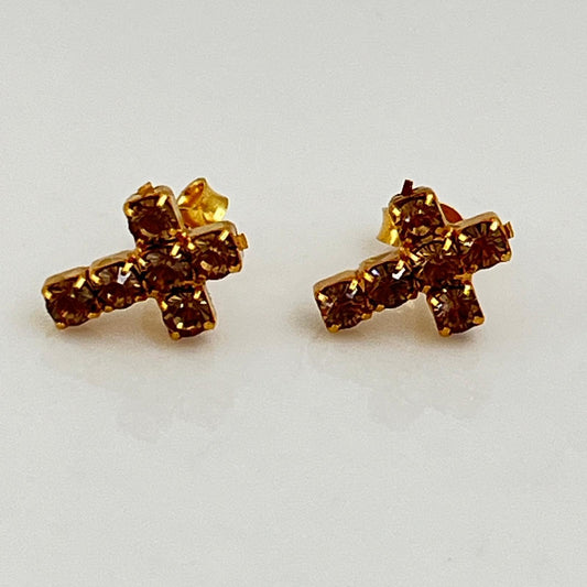 30386 Vintage Swarovski Kristallen Ohrstecker 13mm