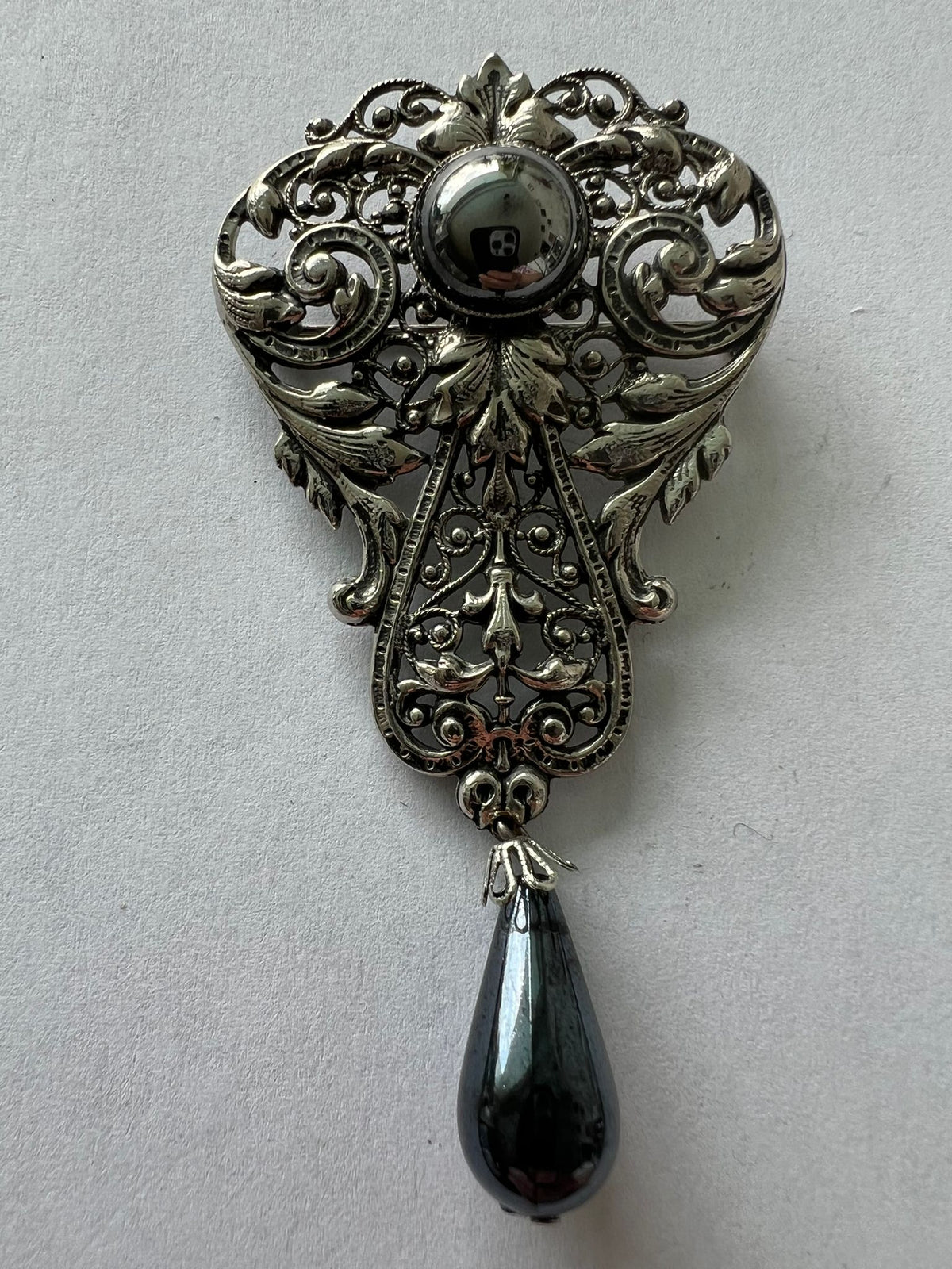 8526 Vintage Swarovski Kristallen Brosche 80mm