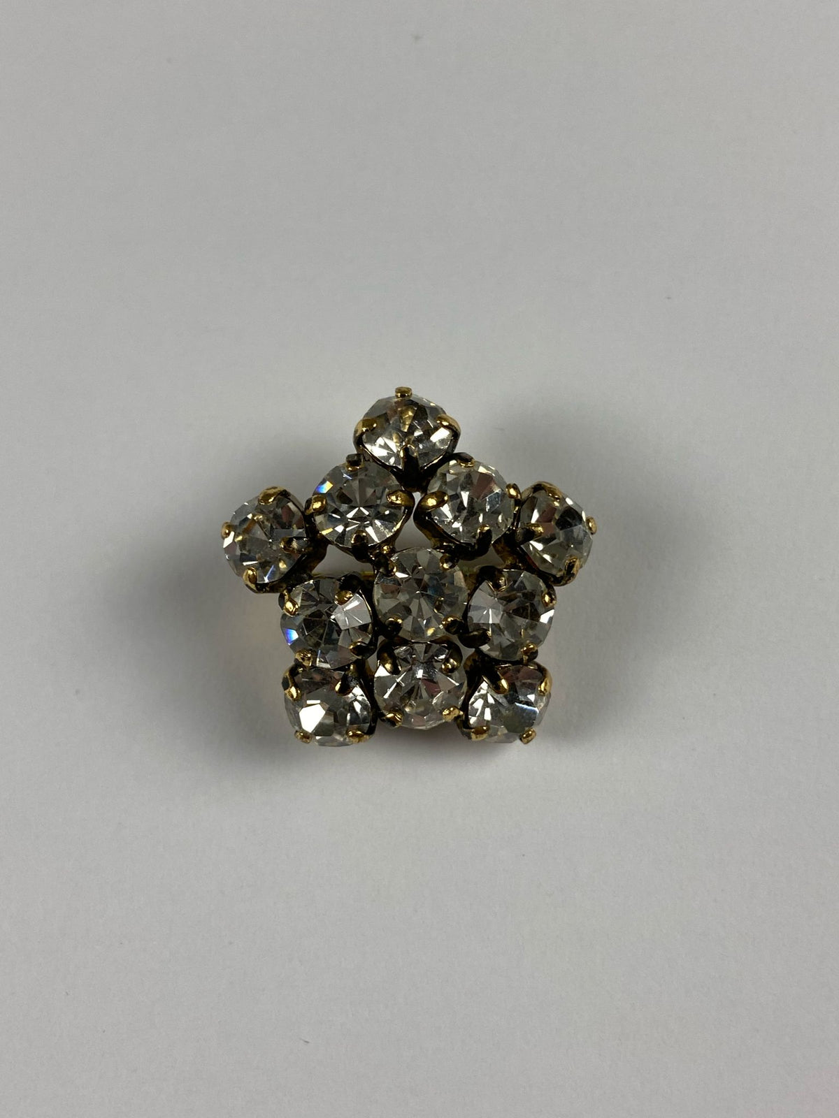 8705 Vintage Swarovski Kristallen Brosche 31mm