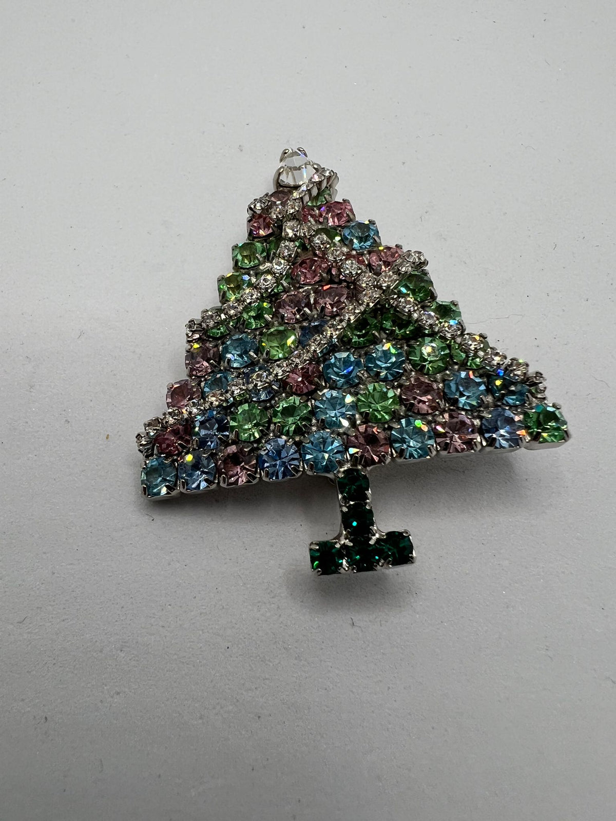 8851 Vintage Swarovski Kristallen Brosche 56mm
