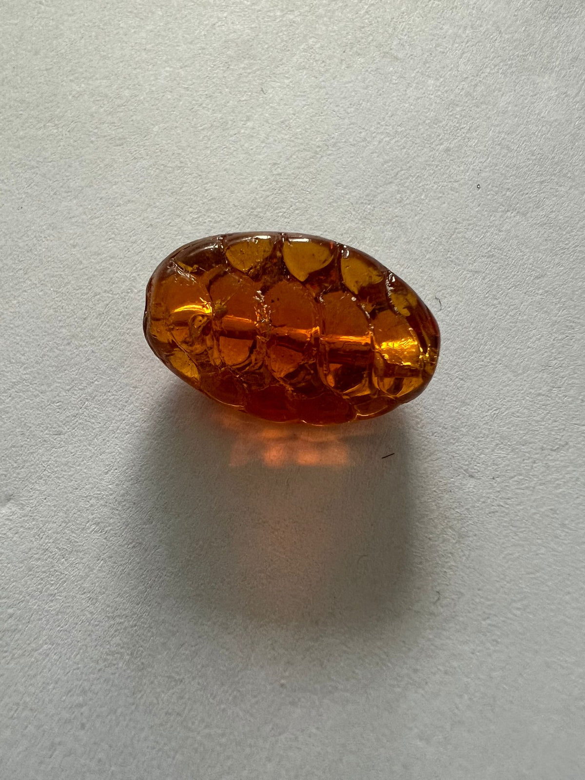 5894 Vintage Kunststoff Perle 20mm