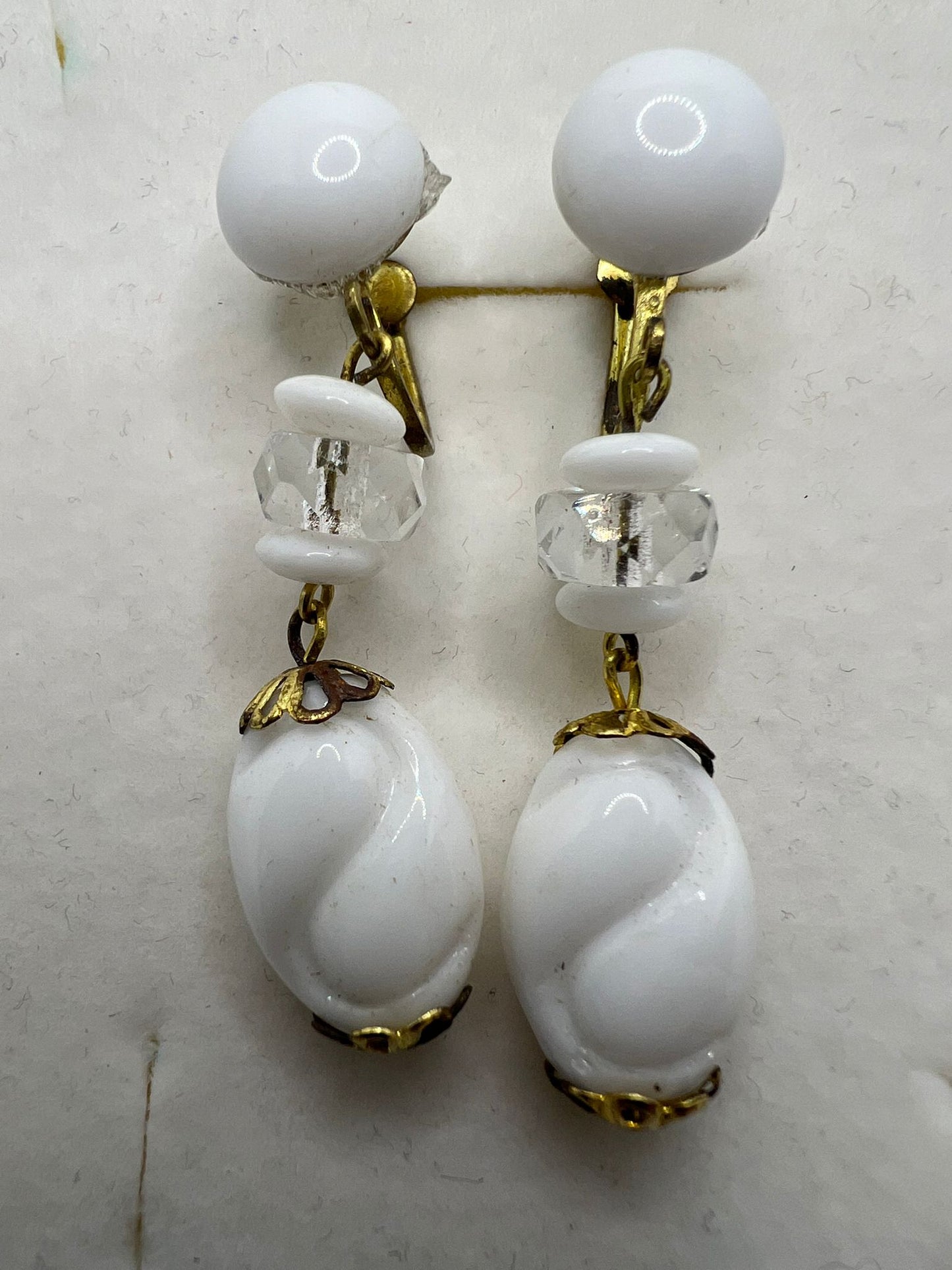 30533 Vintage Perlen Ohrhanger 35mm