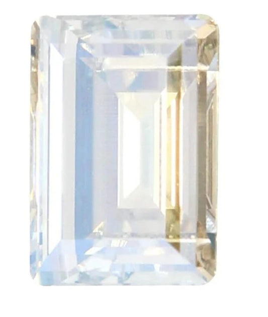 Swarovski® Fancy Step Cut Moonlight Unfoiled 14x10mm