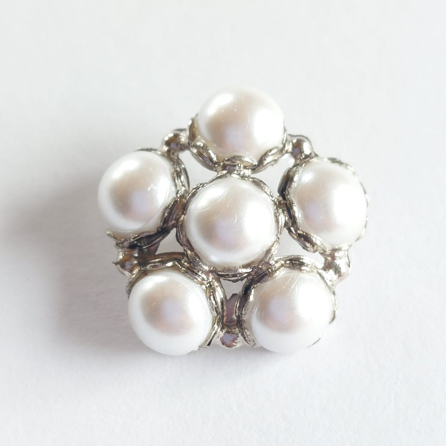 4071 Knopfe mit Swarovski Perlen 19mm