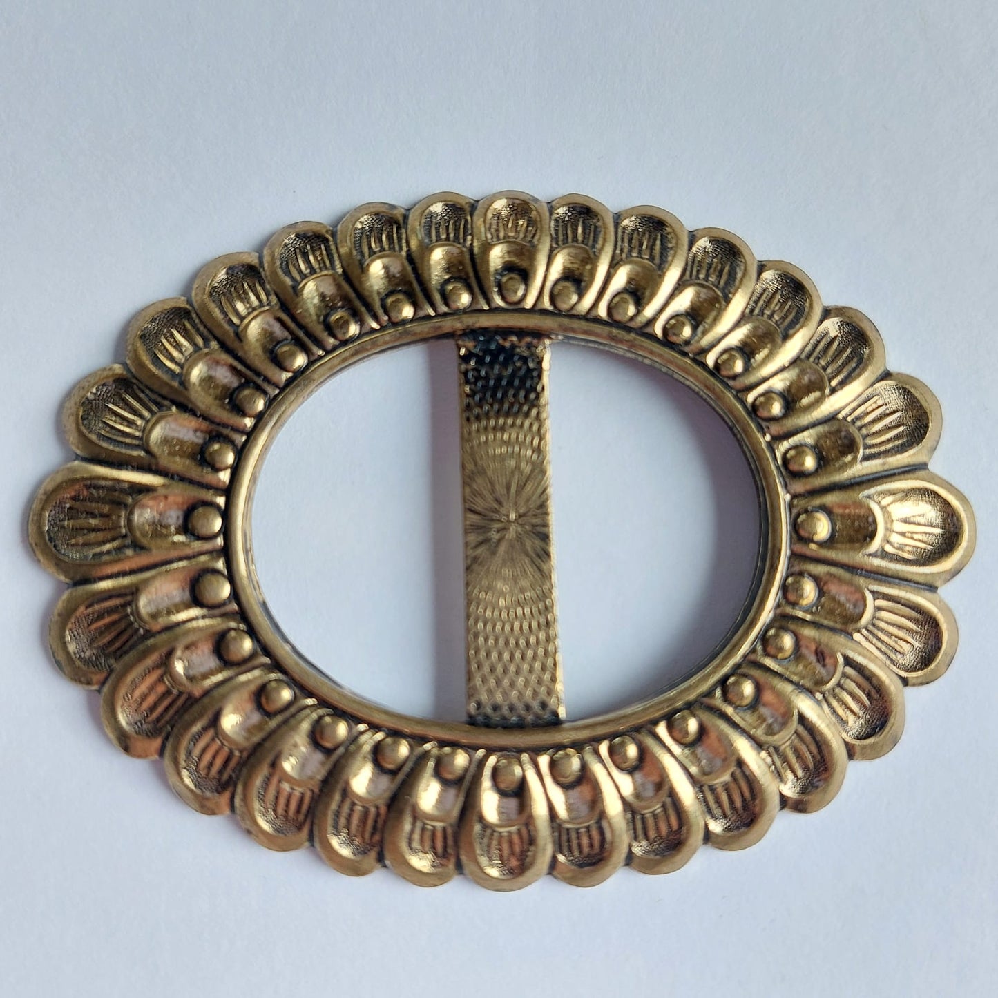 2020 Silberne Gürtelschnalle 65x59mm