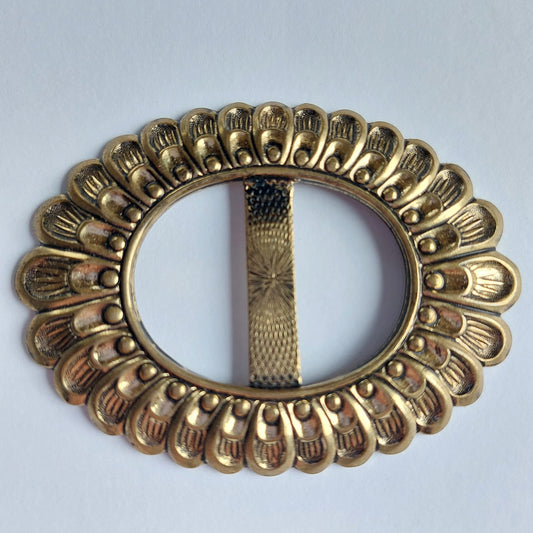 2020 Silberne Gürtelschnalle 65x59mm