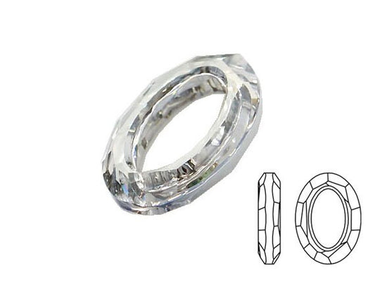 Swarovski® Anhänger Cosmic Ring Silver Shade 20mm